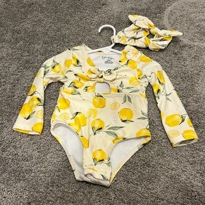 Jessica Simpson baby size 18 month lemon swim suit